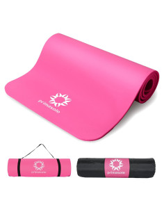 Mata de Yoga Primasole NBR 1.27cm Antideslizante Rosa Azalea