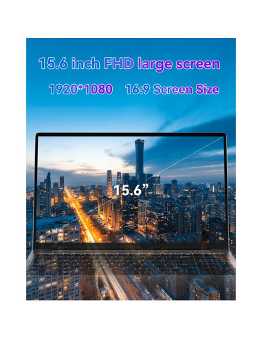 Laptop SAINTDISE 15.6" Celeron N5095 16GB RAM 512GB SSD