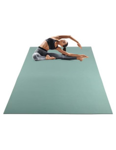 Alfombrilla de Yoga Grande Wakeman 1.83m Antideslizante 8mm
