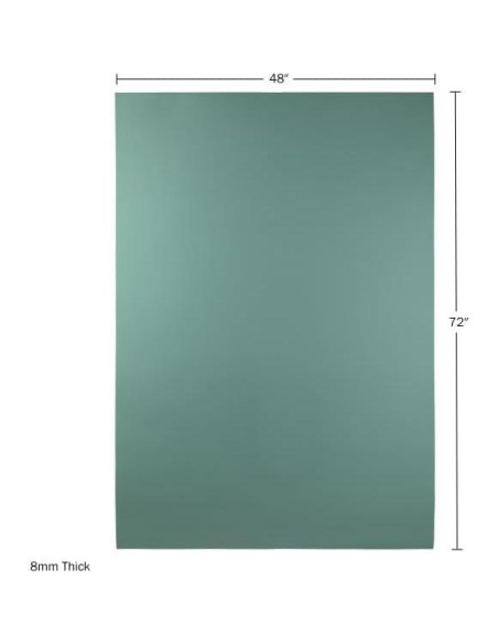 Alfombrilla de Yoga Grande Wakeman 1.83m Antideslizante 8mm