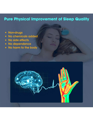 Dispositivo de Neurocontrol para Ansiedad y Sueño Verde 1Pcs