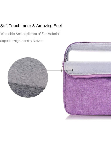 Funda para Monitor Portátil Losong 15.6" Impermeable Púrpura