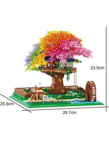 Set de Bloques de Construcción Kadablk Casa Árbol 4450 PCS
