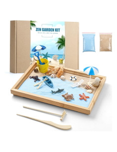 Kit Jardín Zen Japonés Thaibear para Escritorio - 20 Artículos