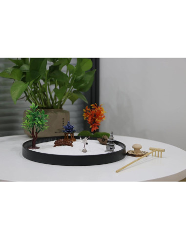 Kit Jardín Zen Japonés Miniatura - Accesorios Decorativos