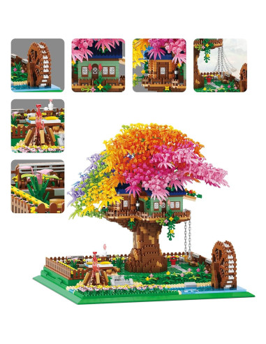 Set de Bloques de Construcción Kadablk Casa Árbol 4450 PCS