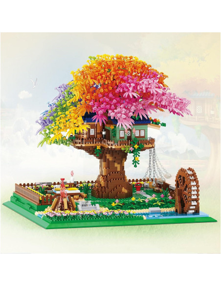 Set de Bloques de Construcción Kadablk Casa Árbol 4450 PCS