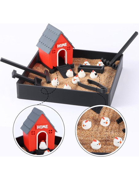 Jardín Zen de Pollo DRXX FEXE 17.78x17.78 cm Alivio Estrés Jardín Zen de Pollo DRXX FEXE 17.78x17.78 cm Alivio Estrés