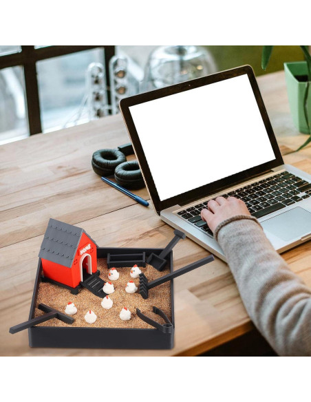 Jardín Zen de Pollo DRXX FEXE 17.78x17.78 cm Alivio Estrés Jardín Zen de Pollo DRXX FEXE 17.78x17.78 cm Alivio Estrés