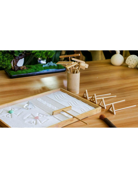 Kit de Rastrillos de Jardín Zen JJJ Arts - 15 Accesorios