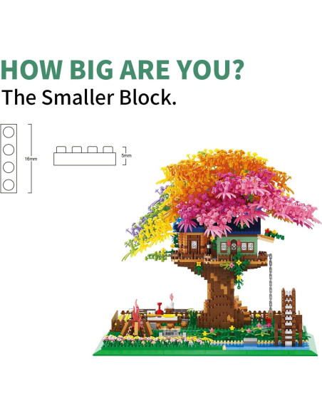 Set de Bloques de Construcción Kadablk Casa Árbol 4450 PCS