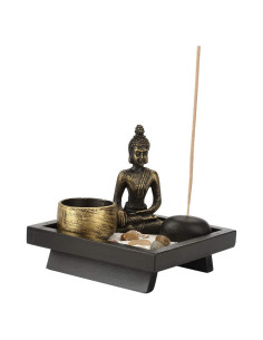 Kit de Jardín Zen de Escritorio Hapivida - Buda y Vela