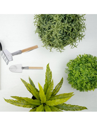 Garneck Mini Herramientas de Jardín 5 Piezas Accesorios Bonsái