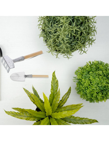 Garneck Mini Herramientas de Jardín 5 Piezas Accesorios Bonsái