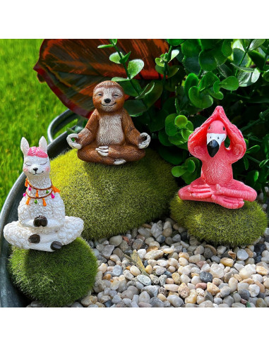 Conjunto de Figuras de Yoga Miniatura Mood Lab - 3 Piezas