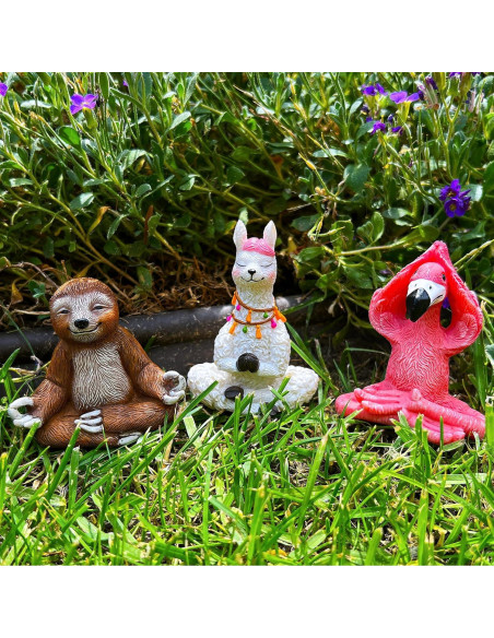 Conjunto de Figuras de Yoga Miniatura Mood Lab - 3 Piezas