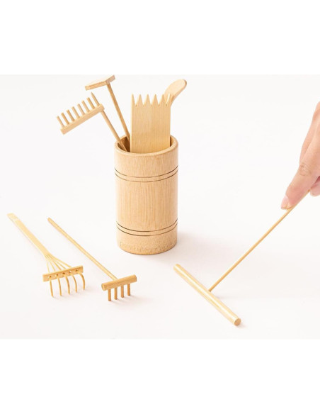 Juego de 6 Rastrillos Mini Jardín Zen MHYGKTXRA