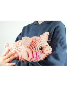 Juego de Bloques Micro de Cerdo BDYDT 2745 Piezas 3D 2