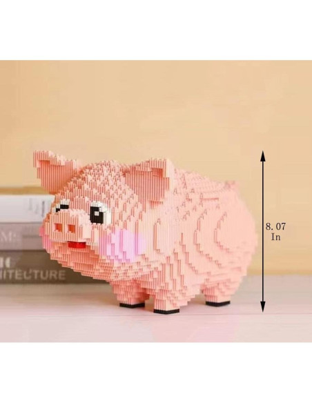 Juego de Bloques Micro de Cerdo BDYDT 2745 Piezas 3D