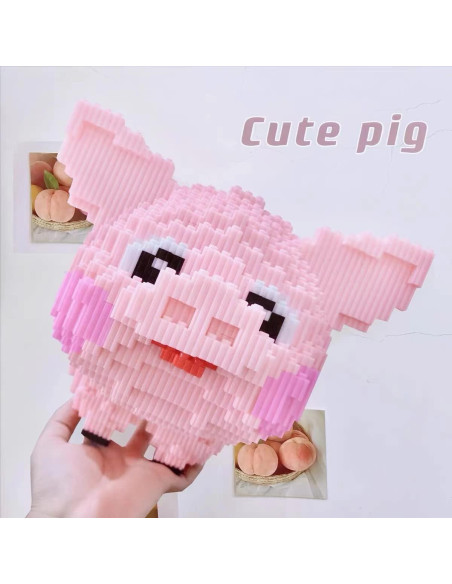 Juego de Bloques Micro de Cerdo BDYDT 2745 Piezas 3D