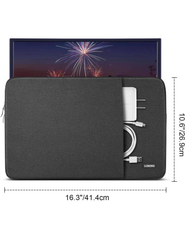 Funda para Monitor Portátil Losong 17.3" Impermeable Negra