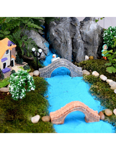 Mini Puente de Jardín de Hadas Purple Star - 11 Pack Accesorios