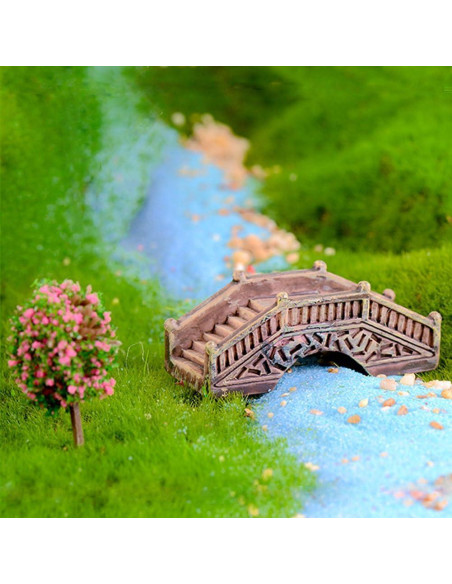 Mini Puente de Jardín de Hadas Purple Star - 11 Pack Accesorios