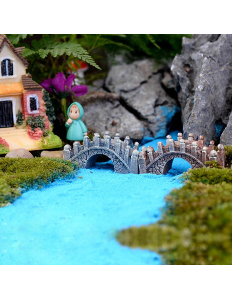 Mini Puente de Jardín de Hadas Purple Star - 11 Pack Accesorios