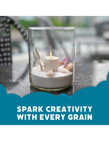 Arena Blanca Decorativa Podzly 2.27 kg - Manualidades y Bodas