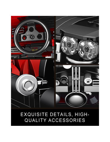 Mould King Coche Deportivo 1245 Piezas Modelo 1:14