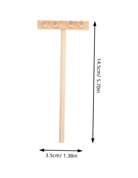 5 Rastrillos de Madera para Jardín Zen - Accesorios de Arena