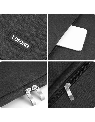 Funda para Monitor Portátil Losong 17.3" Impermeable Negra