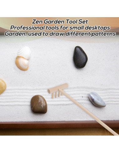 Juego de Mini Rastrillos de Jardín Zen Gosknor - 4 Estilos