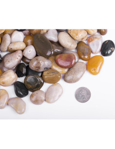 Piedras de río HOT SEAL 0.9 kg 2.5-3.8 cm Guijarros Decorativos 2