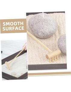 5 Rastrillos de Madera para Jardín Zen - Herramientas de Manualidades 2