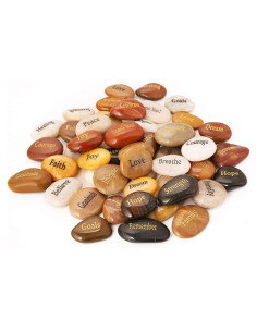 50 Piedras Inspiradoras Grabadas RockImpact - 5.08cm a 7.62cm