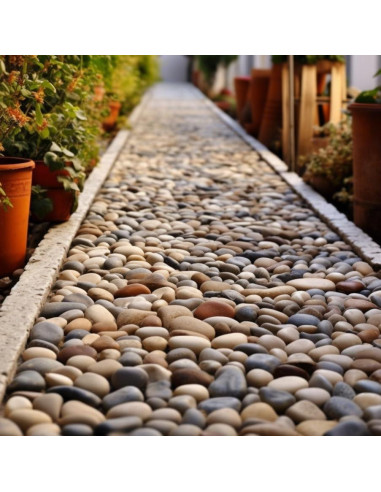 Piedras de Río Pulidas StoneCreek 0.91 kg Decorativas Jardín