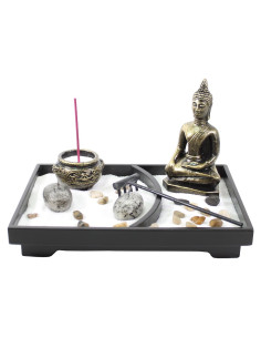 Jardín Zen de Mesa Buda Multicolor 10 Piezas Bruxinha do Cajado