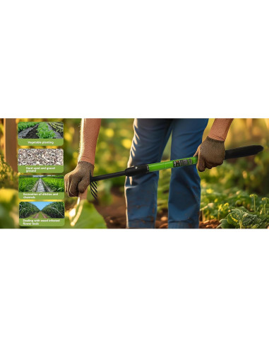 Rastrillo de Jardín Ajustable YIAD DRAGON HORSE 70-100 cm