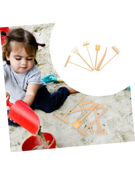 Kit de Herramientas de Jardín Zen VOSAREA 6 Piezas para Meditación Kit de Herramientas de Jardín Zen VOSAREA 6 Piezas para Meditación