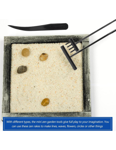 Kit Mini Rastrillos de Jardín Zen GANAZONO - 48 Piezas