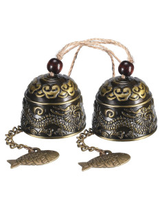 Campana Fengshui Dragón Vintage Chuangdi 25 cm Decorativa