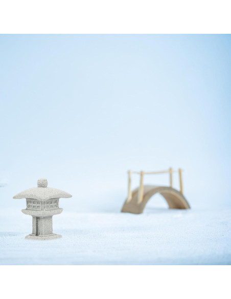 Estatuas Mini Pagoda Milisten 4pcs Decoración Jardín Zen