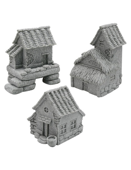 3PCS Adornos de Micro Paisaje Saihisday para Jardín Zen