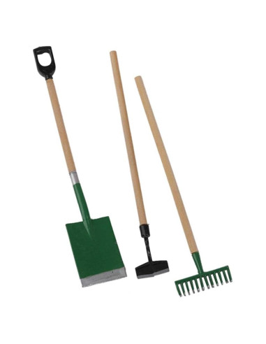 Juego de Herramientas de Jardín Miniatura SUPVOX 3 Piezas