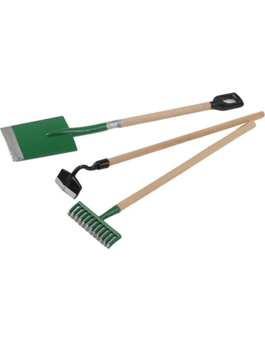 Juego de Herramientas de Jardín Miniatura SUPVOX 3 Piezas