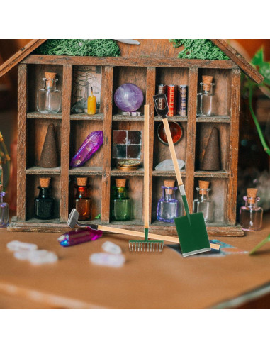 Juego de Herramientas de Jardín Miniatura SUPVOX 3 Piezas