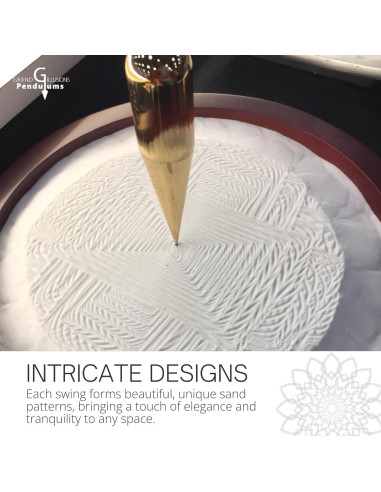 Péndulo de Arena Grande 58.42 cm Cereza - Jardín Zen Decorativo