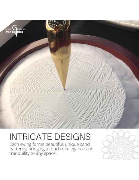 Péndulo de Arena Grande 58.42 cm Cereza - Jardín Zen Decorativo