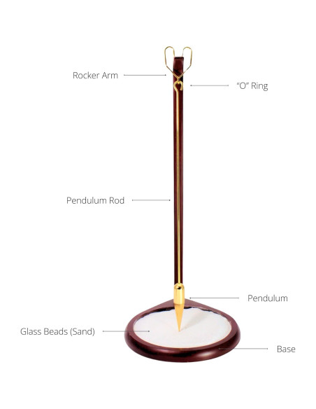 Péndulo de Arena Grande 58.42 cm Cereza - Jardín Zen Decorativo